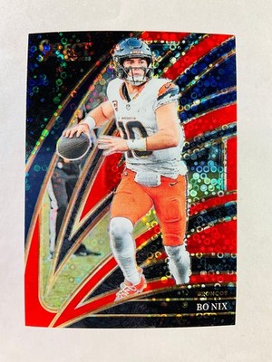 2025 Panini Select Bo Nix Club Level RED DISCO /49 MINT   