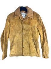 Vintage Pioneer Wear Albuquerque Jacket Sz 36 Leather Rancher Cowboy Sherpa 70s