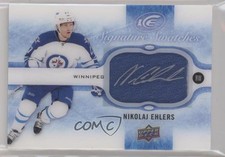 2015-16 Upper Deck Ice Signature Swatches Nikolaj Ehlers #SS-NE Auto 0a6