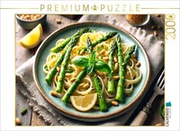 Calvendo Puzzle Fresh Pasta With Green Asparagus | 2000 Pieces, Finished Size 35