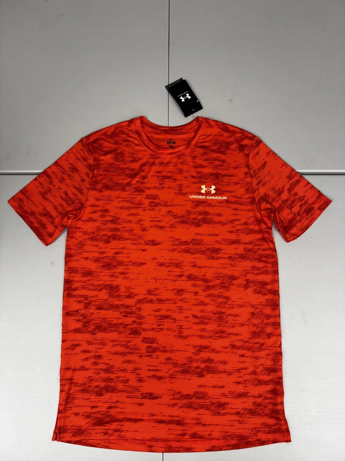Under Armour UA Vanish Energy Printed Shirt Orange 1383974 Men's Pick Size NWT