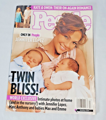 People Magazine Jennifer Lopez Twin Bliss March 31, 2006 Issue.