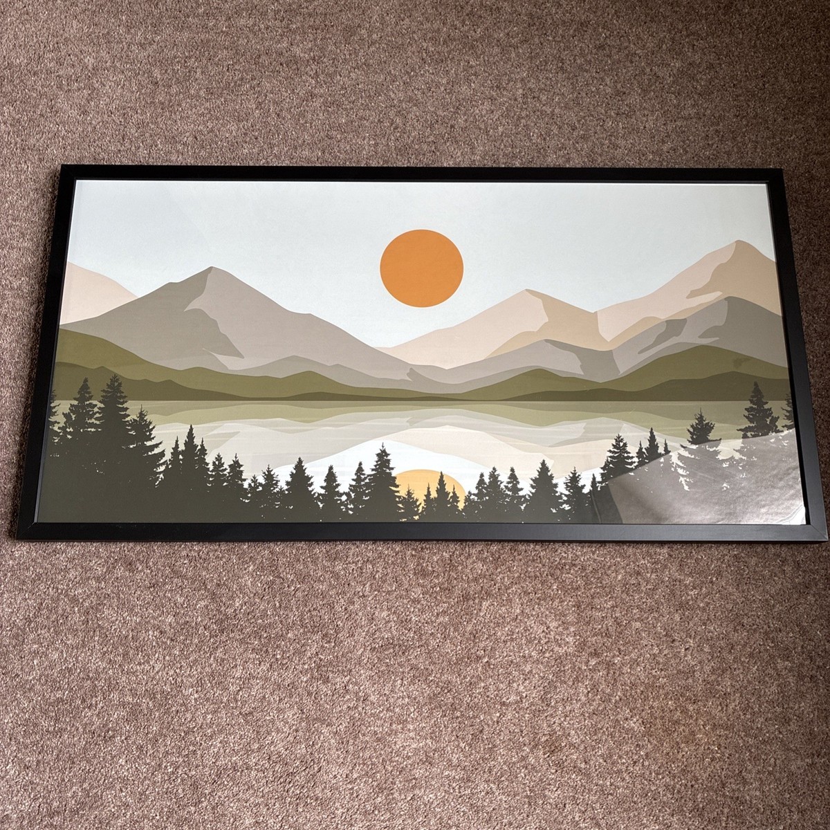 Scenic mountain, Crib Of Art Framed Wall Art