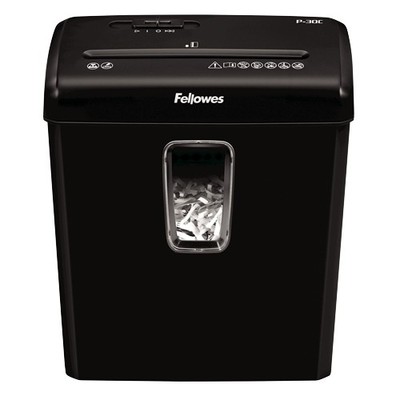 Fellowes Powershred P-30C Aktenvernichter mit Partikelschnitt P-4, 4 x 34 mm, bi