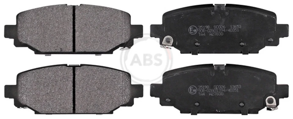 A.B.S. Bremsbelagsatz Scheibenbremse 35198 für WRANGLER JL JEEP 4 4xe Plug JL74