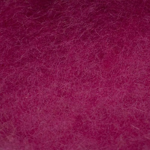 Carded Felt Wool Needle Felting Carded Batt Pink Orchid Maori DHG Raspberry - Picture 4 of 4