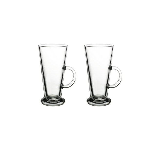 Pasabahce 55153 Teeglas mit Henkel /"Columbian/" 360ml 6er Set Kaffee Gläser