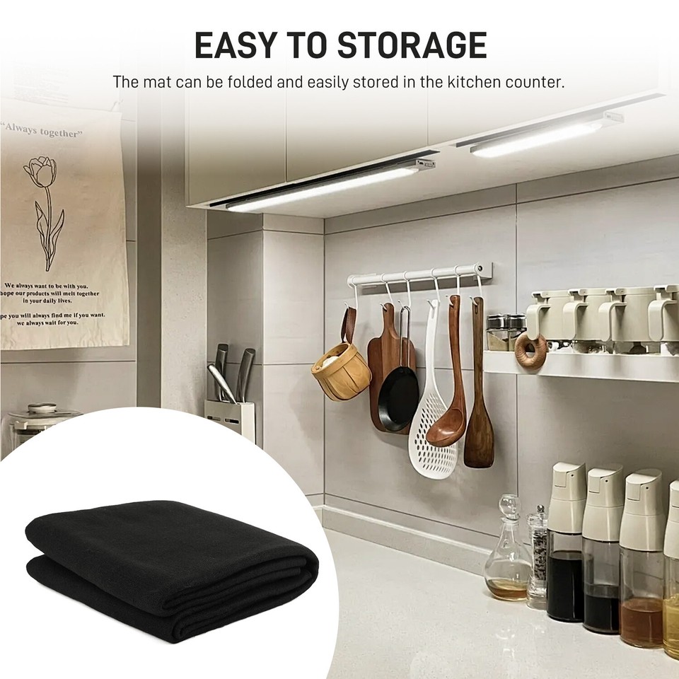 40″x40″ Fireproof Fireplace Mat Hearth Rug Wood Pellet Stove Hearth Pad