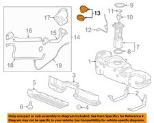 GM OEM 11-17 Acadia Limited Fuel System Fuel System Components-Fuel Cap 23361898