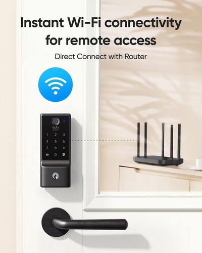 eufy Security Smart Lock C220 Fingerprint Keyless Entry Türschloss Integriertes WLAN - Bild 5 von 6