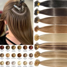 200 Strähnen Keratin Bonding Extensions Echthaar Haarverlängerung 150G Dick Lang