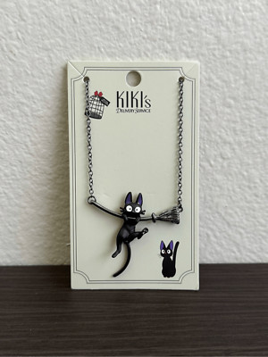 Studio Ghibli Kiki's Delivery Service Jiji Broom Necklace