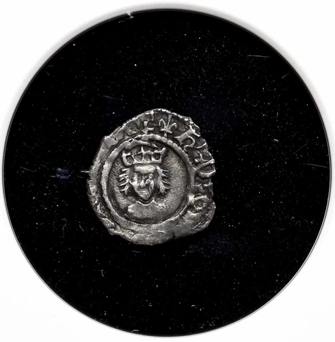 ENGLAND. Henry VII. 1485-1509. Hammered Silver Halfpenny, S-2244A, NGC AU50