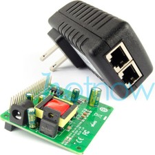 Gigabit Raspberry Pi 4 4B 3B 3B Plus 5V 12V Dual Output PoE Kit HAT Injector