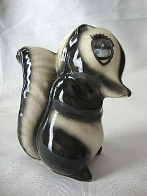 DISNEY Evan K. Shaw ''FLOWER'' the Skunk From The Movie Bambi - 1940's, Mint Cond.