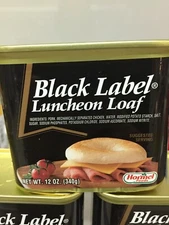24 Cans Black Label Luncheon Loaf Hormel Foods Net wt 12 Oz 340g Per Can