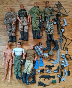 G.I. GI JOE 12 Inch Action Figure Lot with Weapons Accessories Equipment | eBay