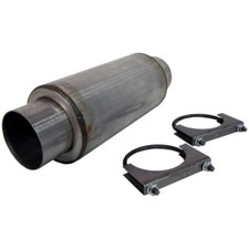 Mbrp R2009 Universal 4 Inout Resonator 12 Body 18 Overall Aluminized