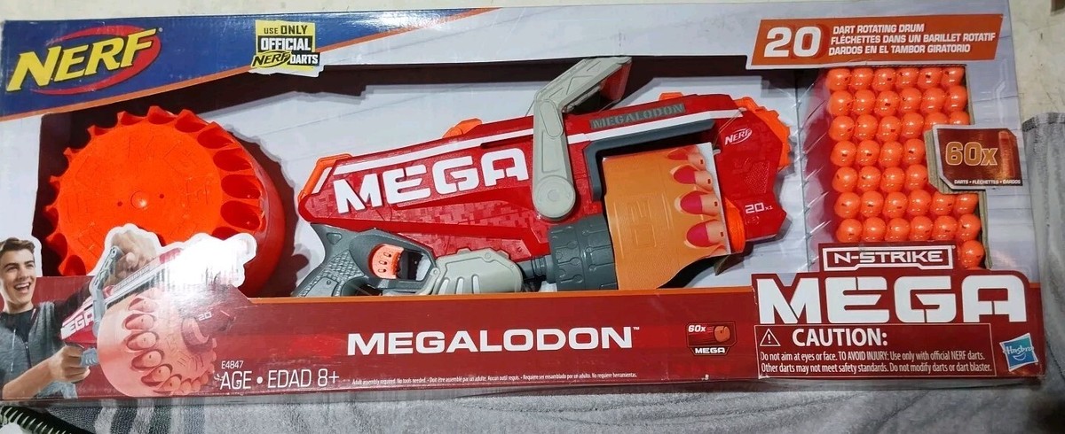 NERF Cos1221792 Megalodon N-strike Blaster With 60 Mega
