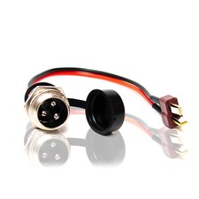 Charging Port 3 Pin Charger T Connector for Electric Scooter 1 PCS