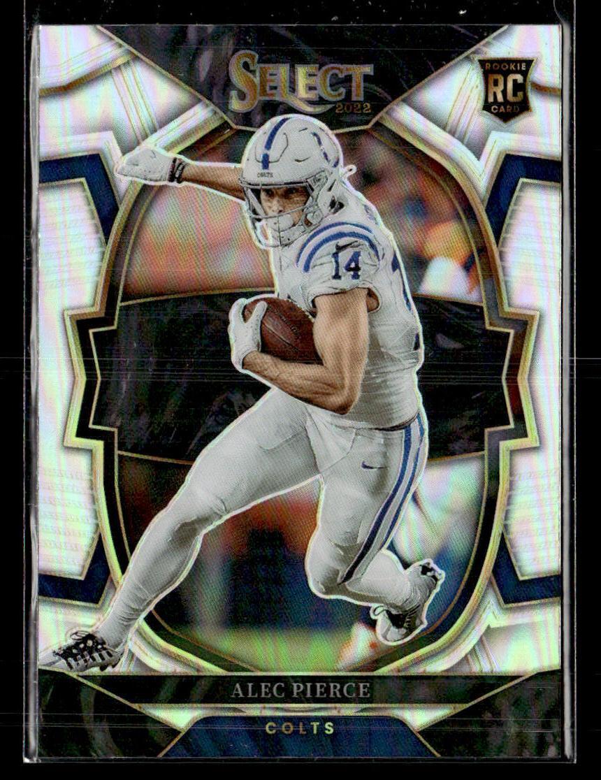 2022 Panini Select #45 Alec Pierce Silver Prizm Rookie Card Indianapolis Colts