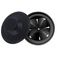 Kitchen Sink Garbage Disposal Plastic Stopper and Removable Splash Guard Pack