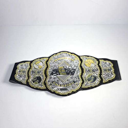 AEW Wrestling Belt World Champion Title Replica Toy Kids Plastic