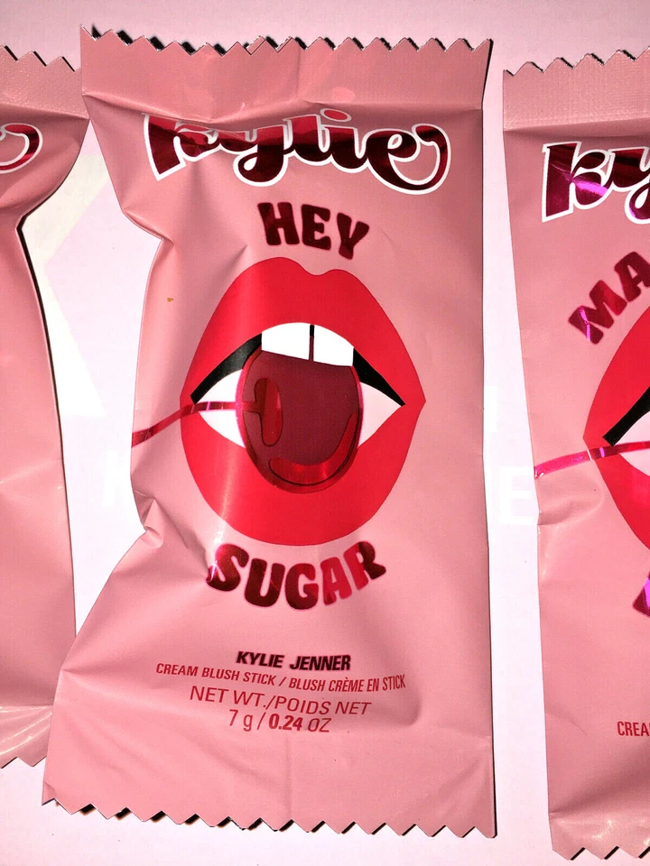 KYLIE COSMETICS Valentines BLUSH STICK Set Of 2 MAKE HIM BLUSH Hey Sugar 2022 - Image 3 of 4