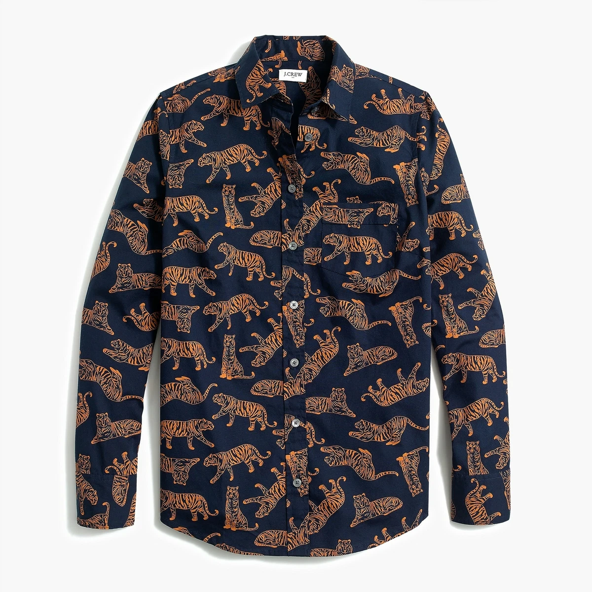 Logo Print Cotton Poplin Shirt