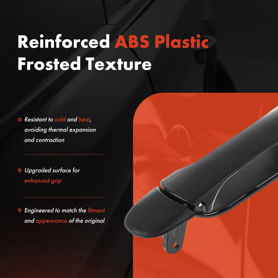 Manija de puerta exterior negra texturizada para pasajero trasero Ford Windstar 1995-1998 Foto 4 de 4