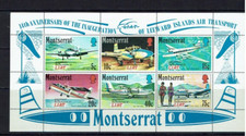 Montserrat: 1971, 14th Anniversary of Leeward Islands Air Transport, MNH M/Sheet