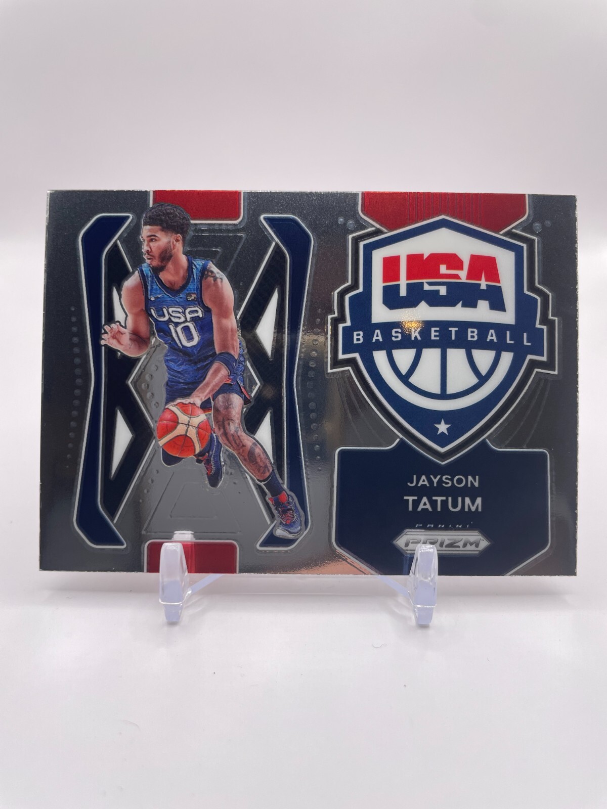 2021-22 Panini Prizm USA Basketball #1 Jayson Tatum, Boston Celtics