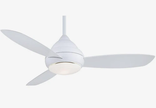 Minka  F476L-WH Concept I Wet White 52" Outdoor Ceiling Fan Wall Control NEW - Picture 1 of 12