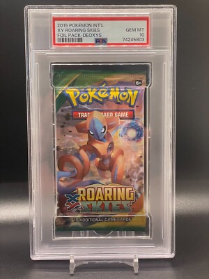 Pokemon XY Roaring Skies Deoxys Factory Sealed Booster Pack PSA 10 Card TCG  CCG | eBay