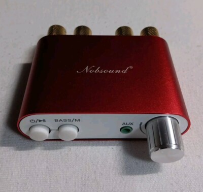 Nobsound NS-10G Mini Bluetooth Power Amplifier Bass HiFi Stereo Audio Amp 50W*2