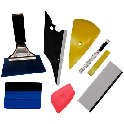 Car Auto Window Tint Tools 8 in 1 Vehicle Glass Protective Film Installing Tool