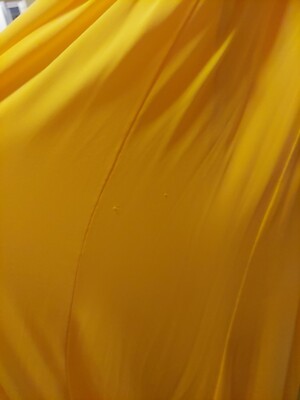 ann taylor yellow halter dress Taylor Ann Green's Yellow Halter Confessional Look