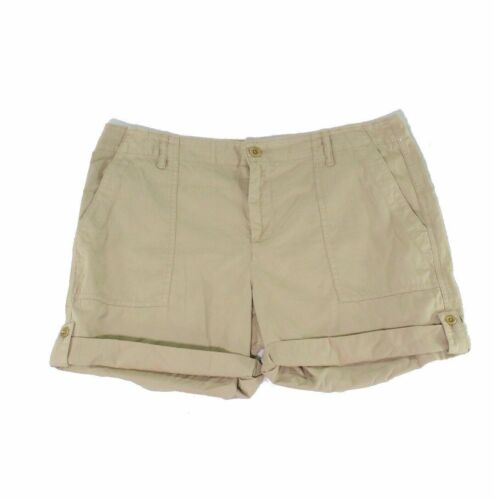 Lauren Ralph Lauren Womens Shorts Beige Size UK 16 Petite Mid Rise Tagged New 34 - Picture 11 of 12