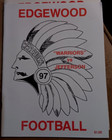 1997 Edgewood Warriors vs Jefferson Football and other sports, program