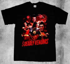 Five Deadly Venoms Retro Classic Kung Fu Movie T-shirt