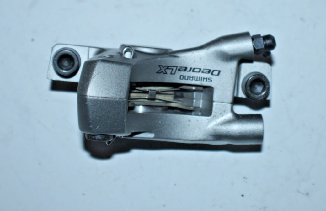 Deore LX Hydraulic Disc Brake Caliper Gray 74mm Post Mount