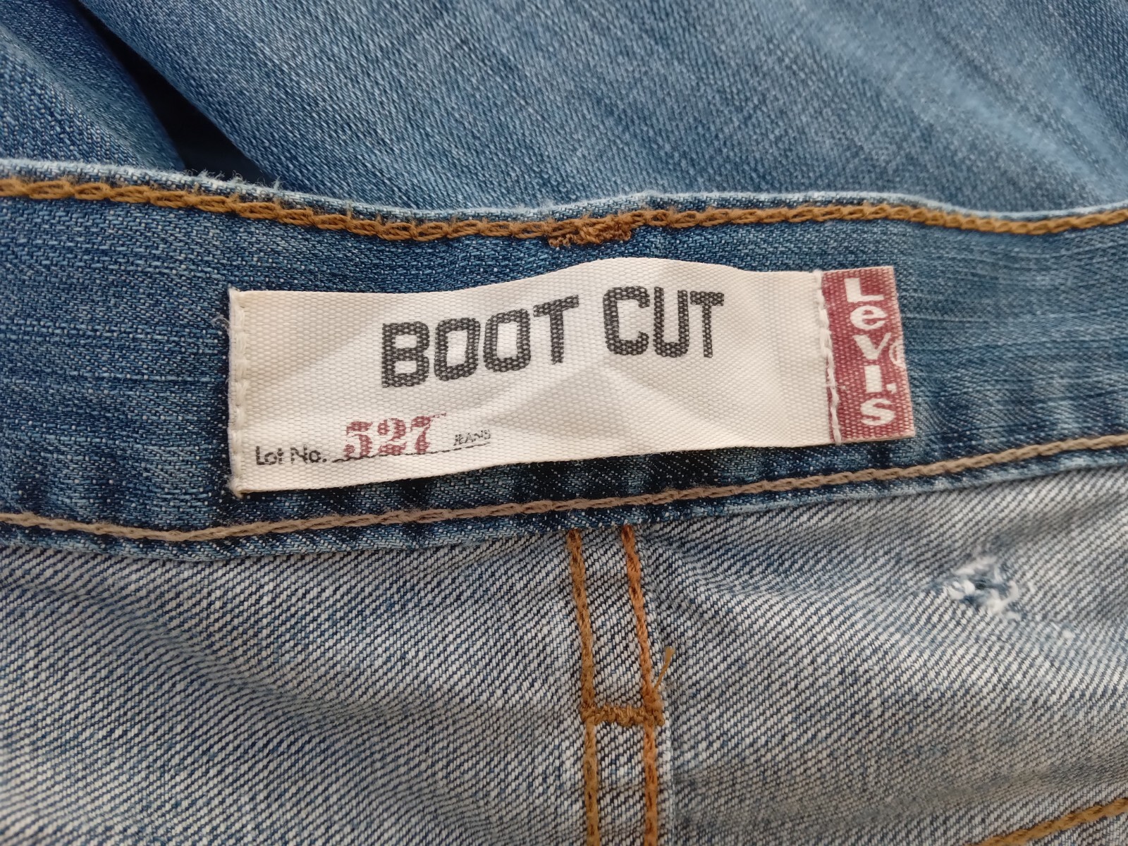 Levi's 527 Men's Bootcut Jeans Size 33x32 Vintage RRP £129.00 image 8