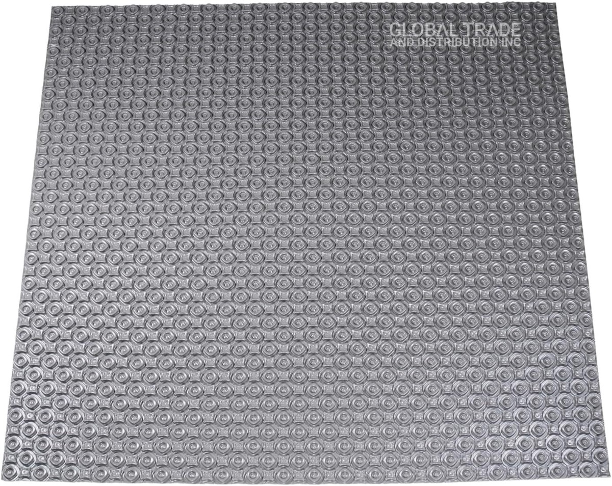 SunTouch HeatMatrix Uncoupling Membrane Mat – 40 Sq Ft, Gray, Anti-Fracture Fleece Underlayment For WarmWire Heating Systems