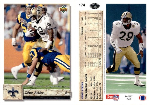1992 Upper Deck Series 1 Football Complete Your Set #1-250 You Pick! - Picture 138 of 192