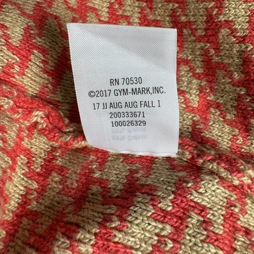 Janie and Jack Sweater Girls 4 Cape Pink Coral Houndstooth Preppy Girlhoodcore - Picture 14 of 14