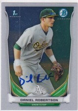 2014 Topps Bowman Chrome 1st Bowman Daniel Robertson Auto