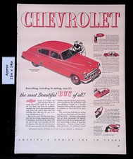 1949 CHEVROLET Fleetline De Luxe 4-door Sedan Most Beautiful Buy Print Ad 45685