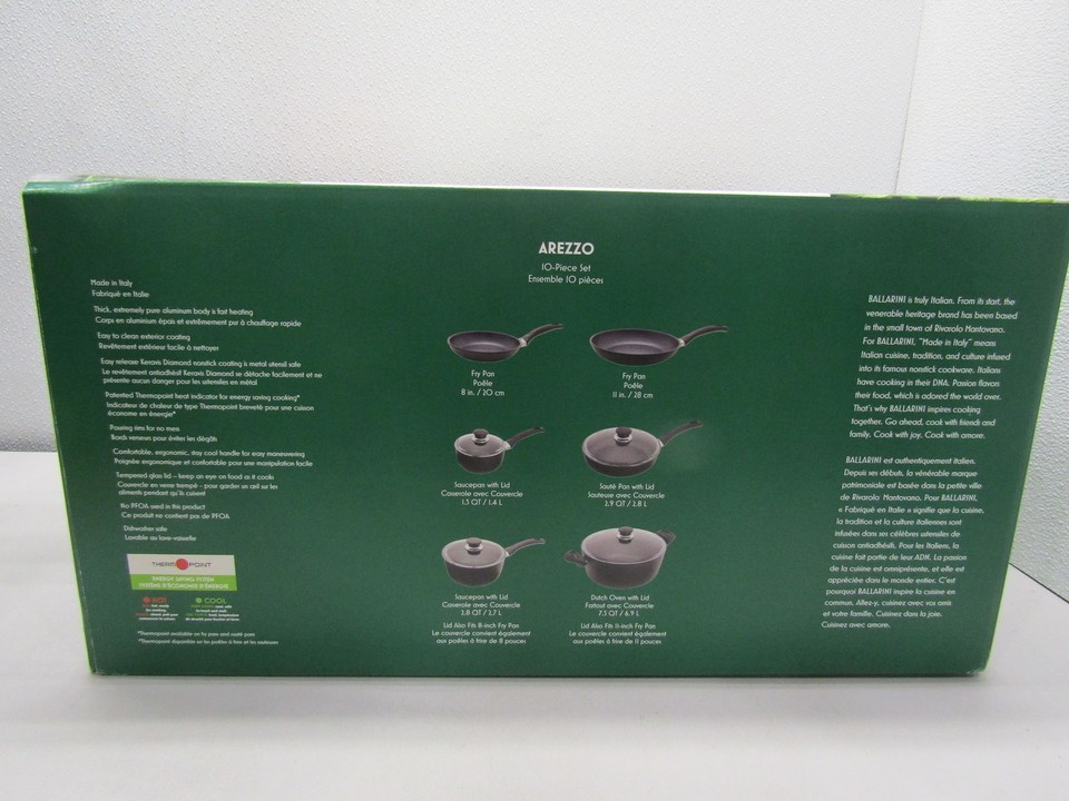 Ballarini Arezzo 10Piece Aluminum Cookware Set eBay