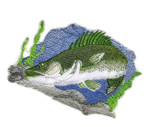 Beautiful Fish Collection (1) Embroidered Iron On Patches - Picture 4 of 9