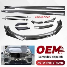Carbon Fiber Side Skirt Rear & Front Bumper L...